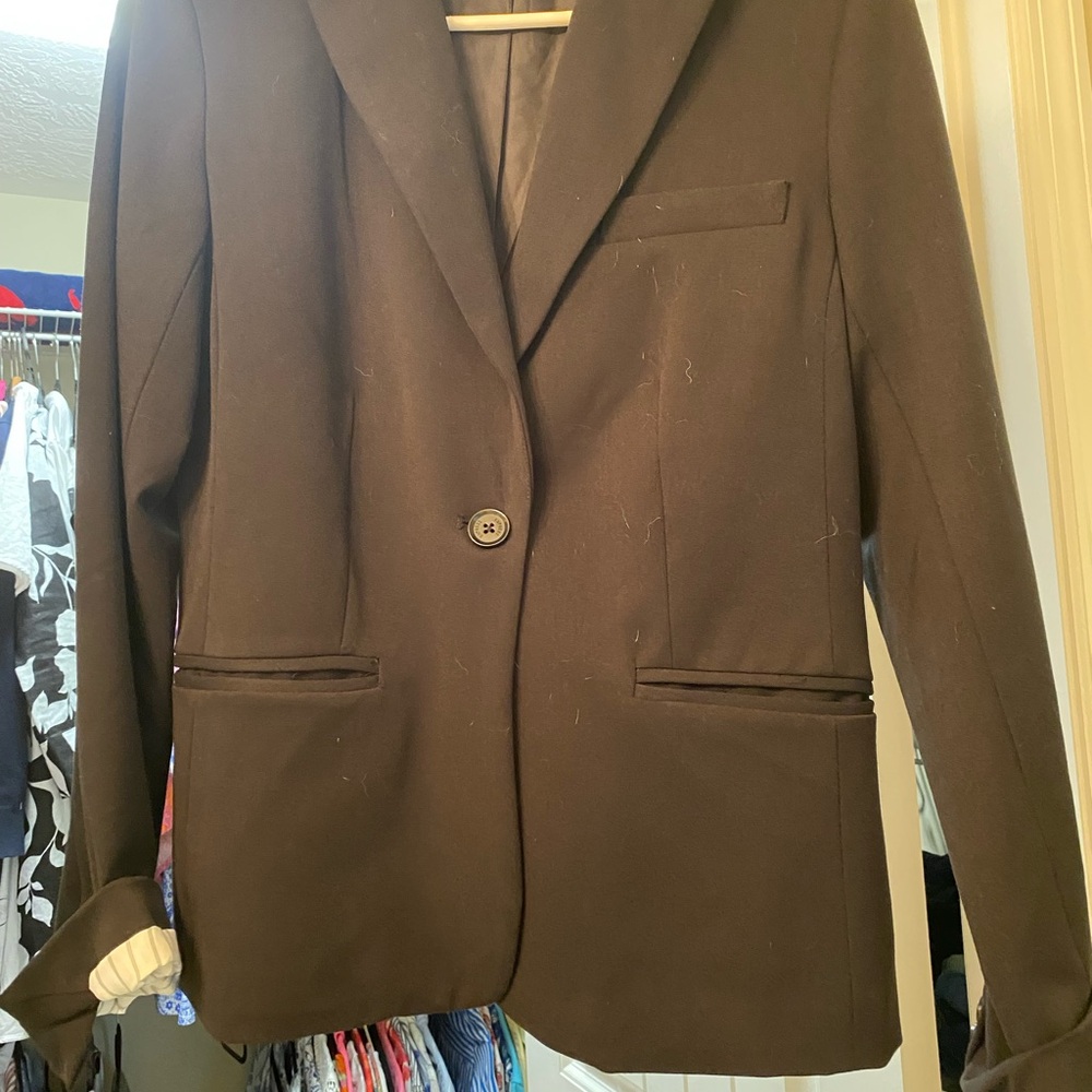 Black Express lined blazer